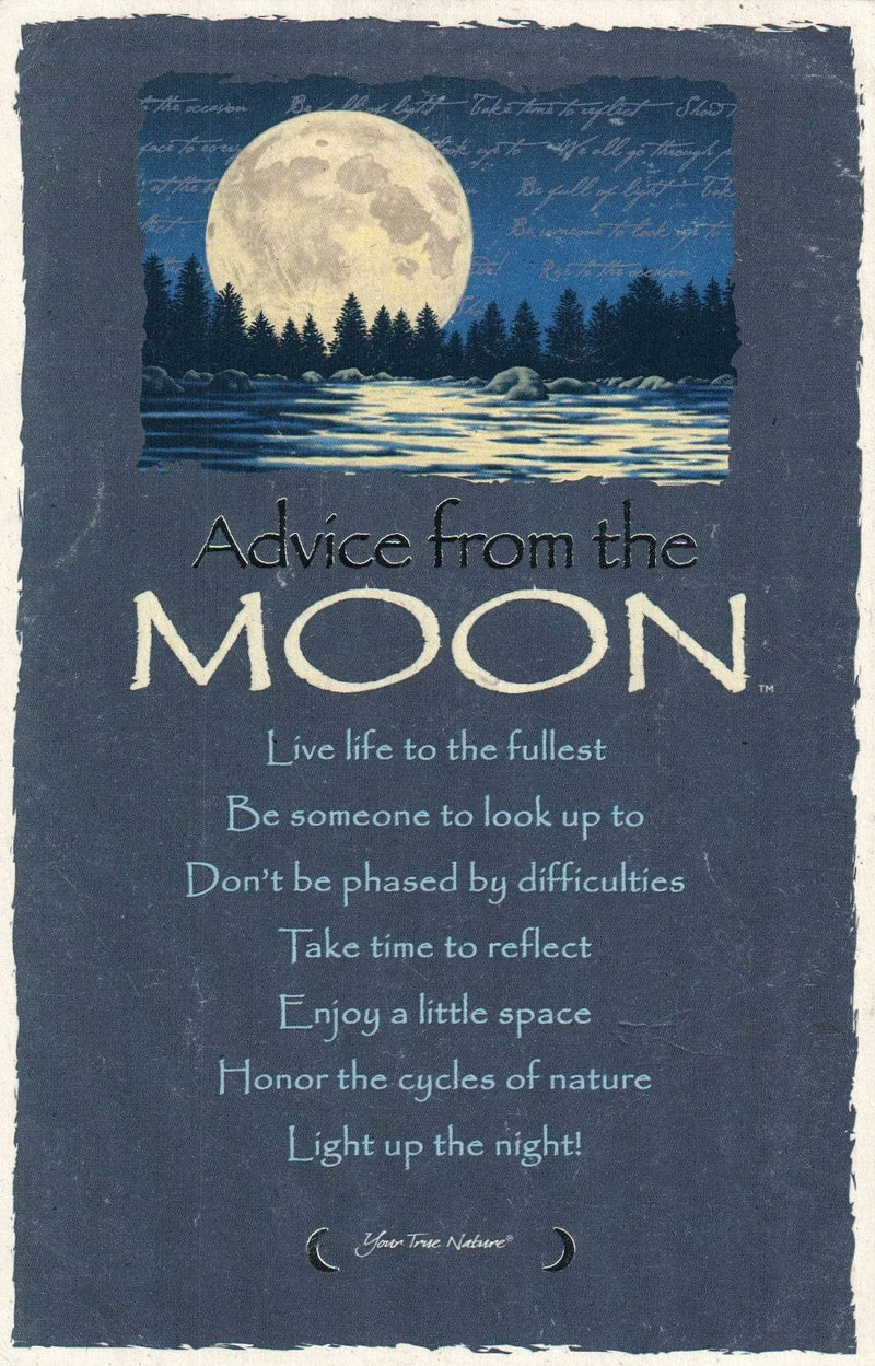 Oversize Postcard - Advice from the Moon - Shelburne Country Store