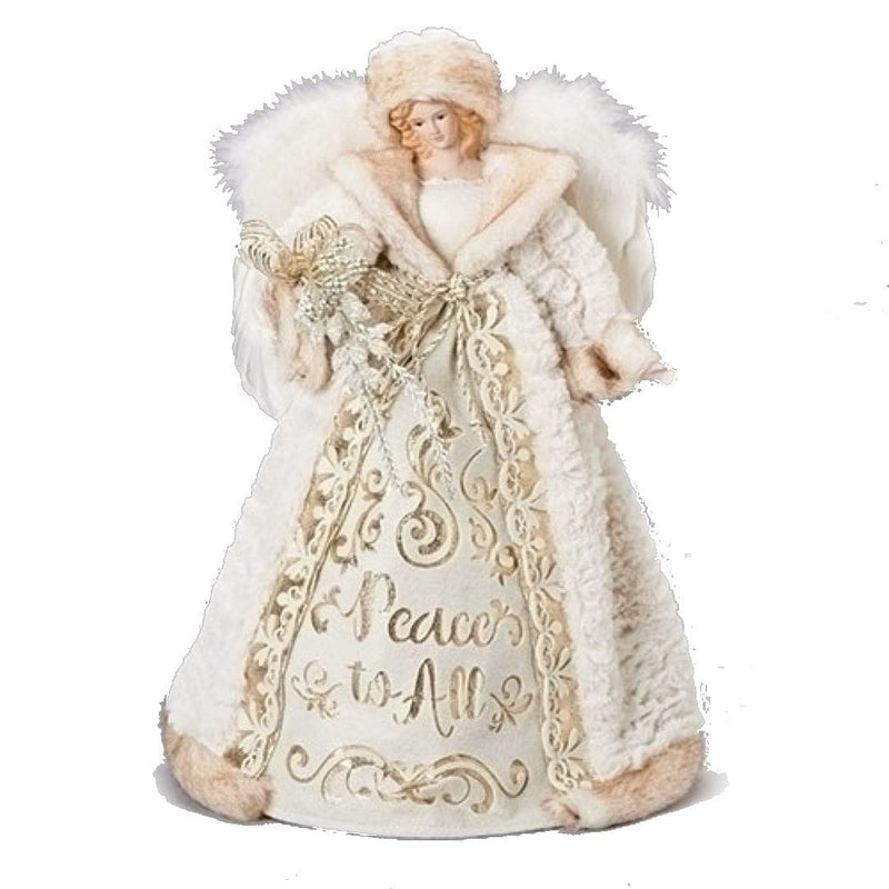 16" Gold Laser Cut Angel Figurine - Shelburne Country Store