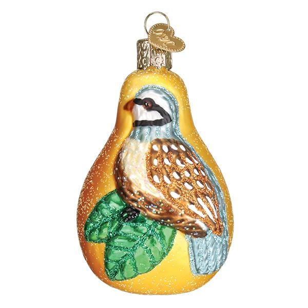 Old World Christmas Partridge in a Pear - Shelburne Country Store