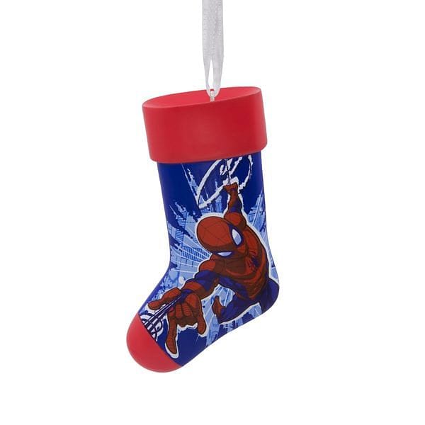 Resin Stocking Ornament Spiderman - Shelburne Country Store