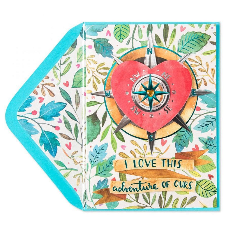 Heart Compass Anniversary Card - Shelburne Country Store