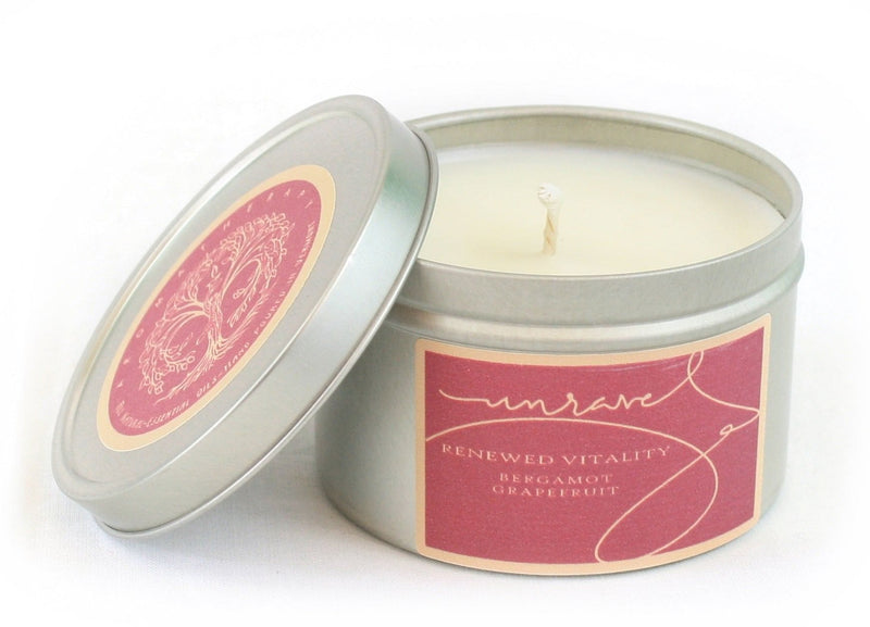 Unravel Hand Poured Tin Candle - - Shelburne Country Store