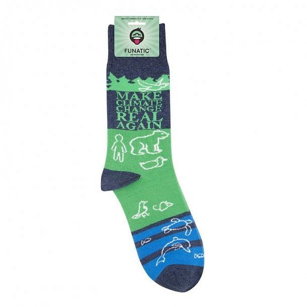 Make Climate Change Real Again Socks - Shelburne Country Store