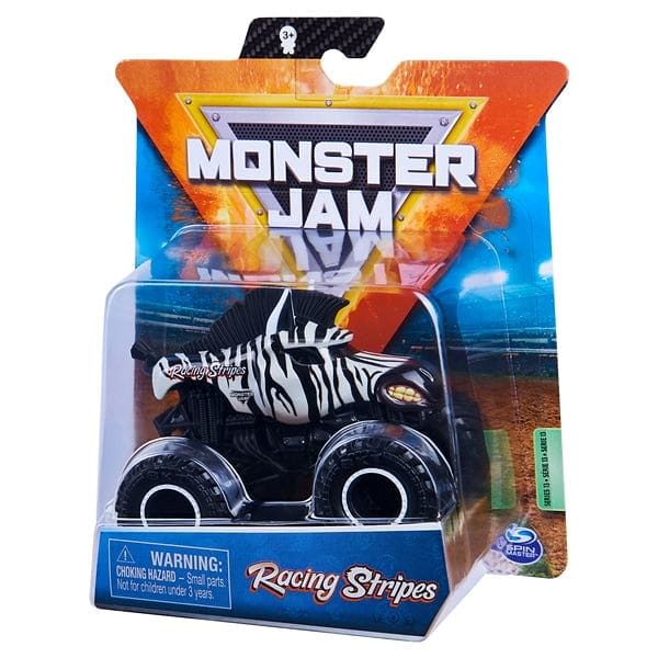 Monster Jam Die-Cast Monster Truck (1:64 scale) - Racing Stripes - Shelburne Country Store