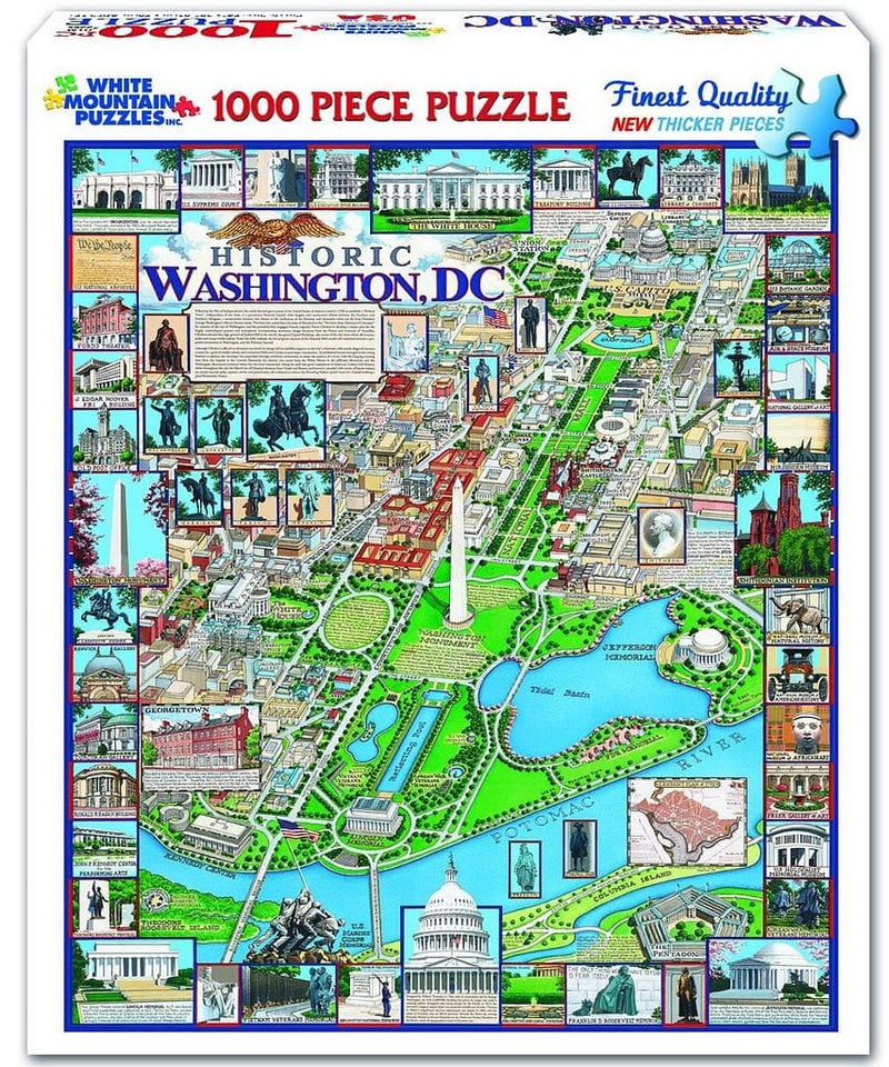 Washington, DC - 1000 Piece Jigsaw Puzzle - Shelburne Country Store