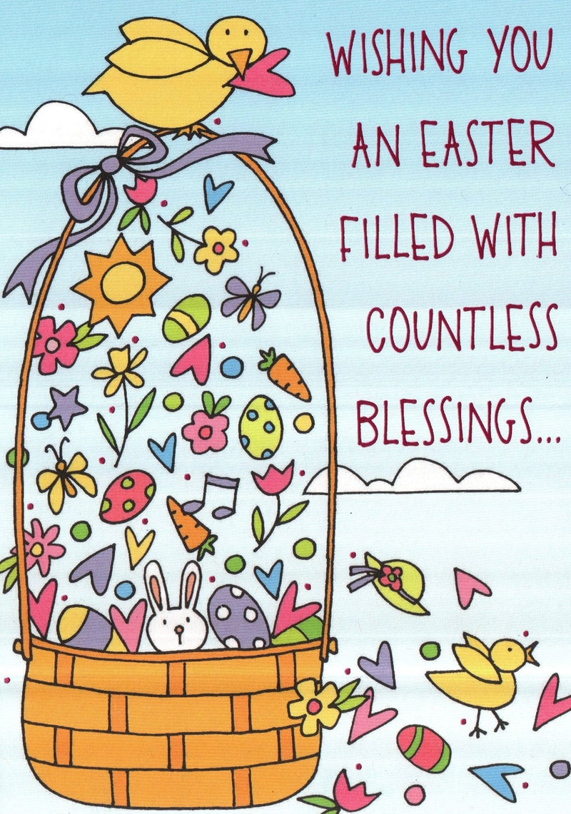 Wishing You An Easter willed with Countless Blessings Greeting Card - Shelburne Country Store