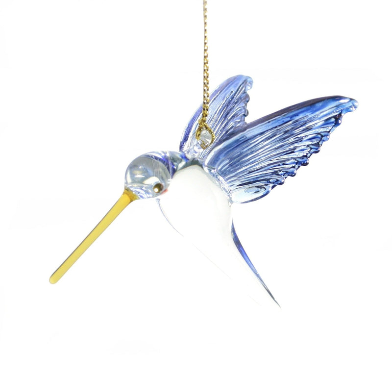 Blown Glass Hummingbird Ornament (various colors) - Shelburne Country Store