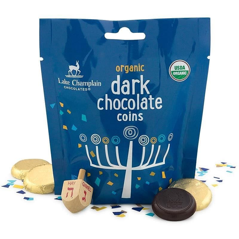 Dark Chocolate Organic Hanukkah Coins - Shelburne Country Store