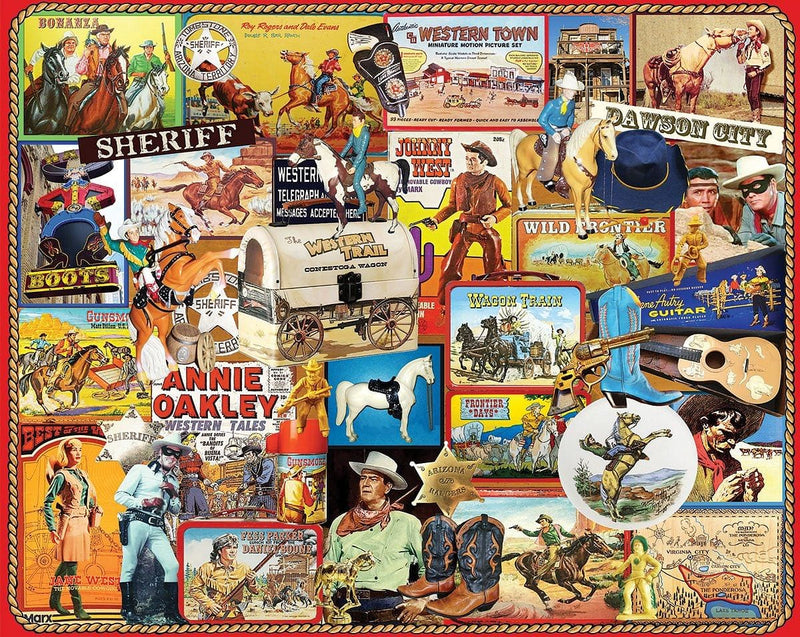 Cowboys - 1000 Piece Jigsaw Puzzle - Shelburne Country Store