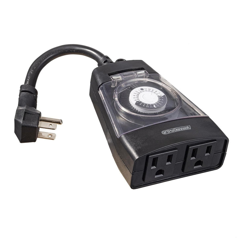 TruConnect Outdoor Timer Outlet: 2 Outlets, 48 settings - Shelburne Country Store