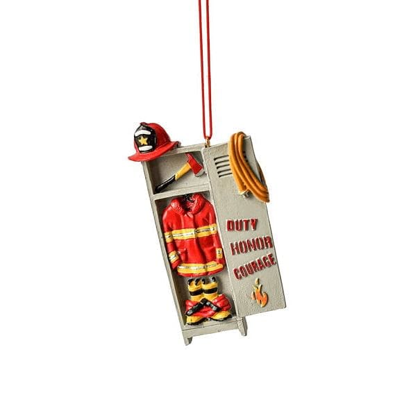Profession Locker Ornament - Firefighter - Shelburne Country Store
