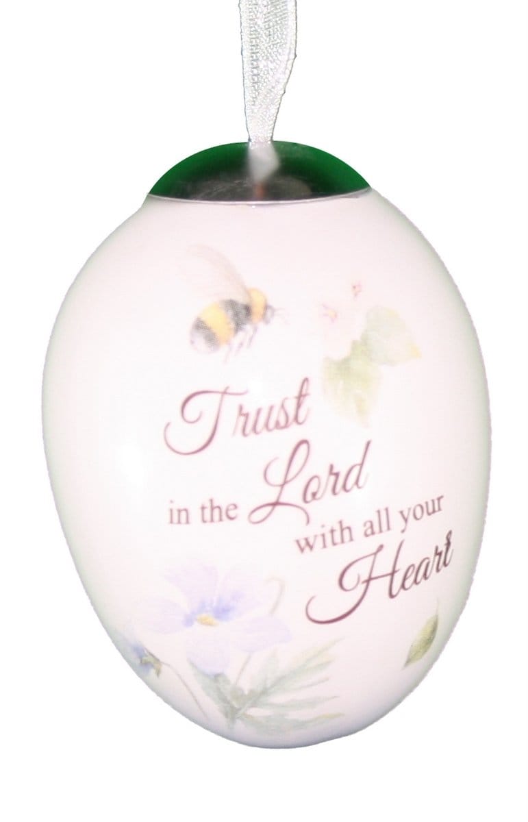 Giftcraft Ceramic Egg - Trust - Shelburne Country Store