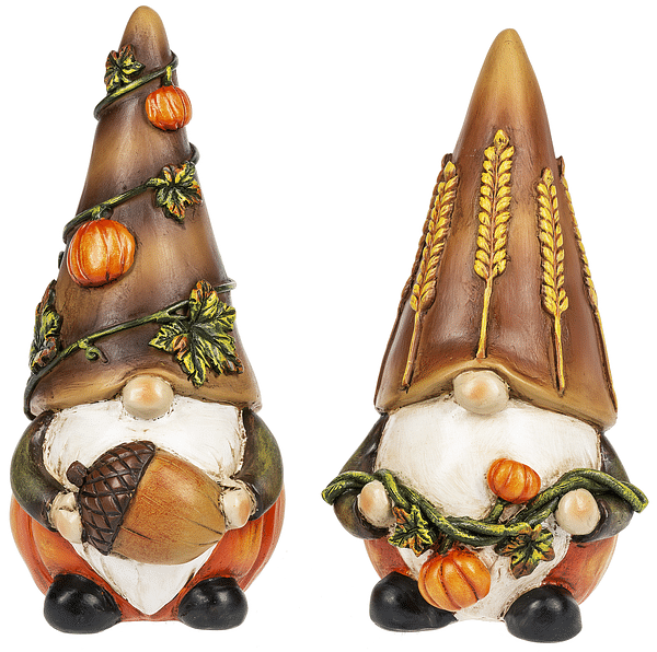 Fall Gnomes Figurine - - Shelburne Country Store