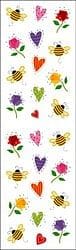Mrs Grossman's Sticker Packs Hearts Bees - Shelburne Country Store