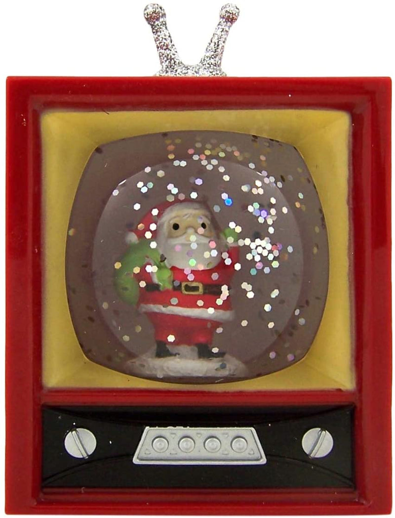 LED Mini TV Snowglobe - Santa - Shelburne Country Store