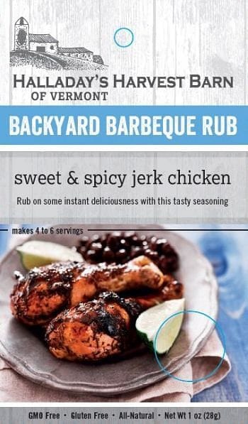 Backyard BBQ Rub Sweet and Spicy Jerk Chicken - Shelburne Country Store