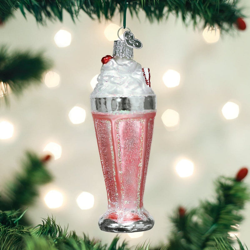 Milkshake Glass Ornament - Shelburne Country Store