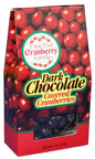 Dark Chocolate covered Cranberries - 5 oz - Shelburne Country Store