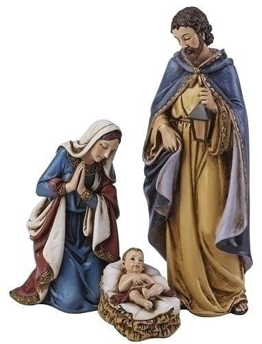 3Pc Set 5.5 inch Holy Family In Special Window Box By Roman - Shelburne Country Store