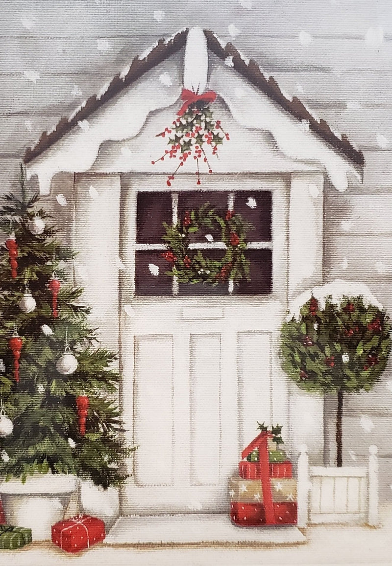 Countryside 20 Christmas Card Set - Farmhouse Door - Shelburne Country Store