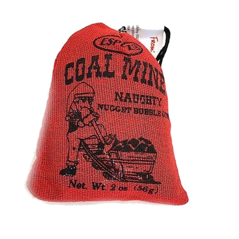 Christmas Naughty Coal Nugget Gum - 2oz - Shelburne Country Store