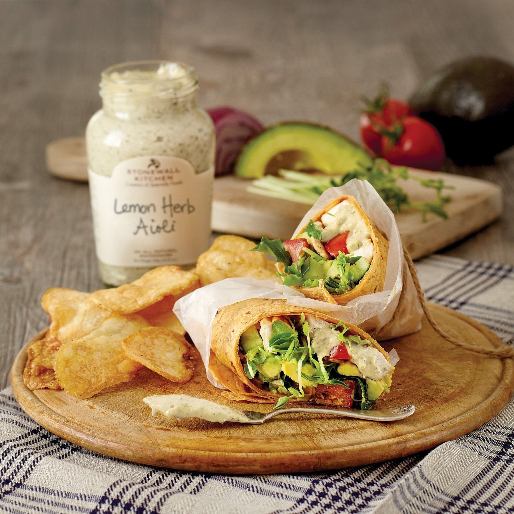 Stonewall Kitchen Lemon Herb Aioli - 10 oz jar - Shelburne Country Store