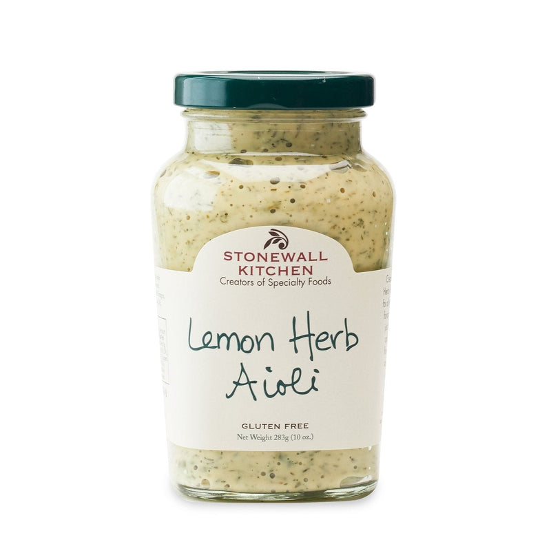 Stonewall Kitchen Lemon Herb Aioli - 10 oz jar - Shelburne Country Store