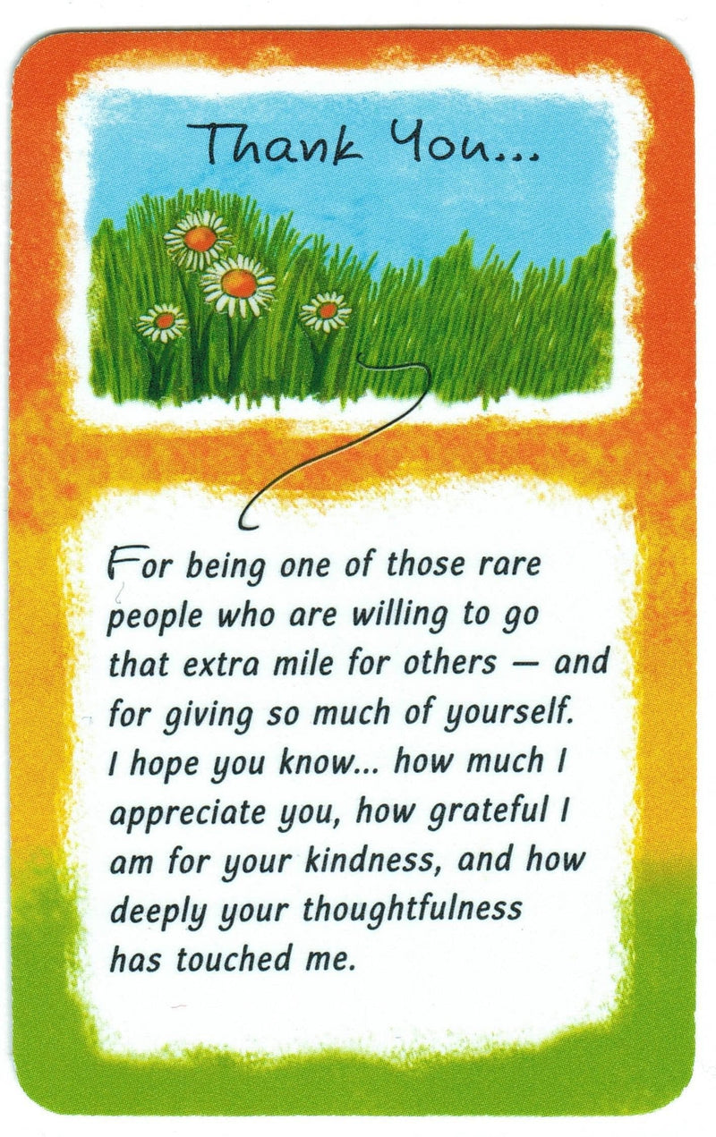 Thank You For Being One Of Those Rare People - Wallet Card - Shelburne Country Store