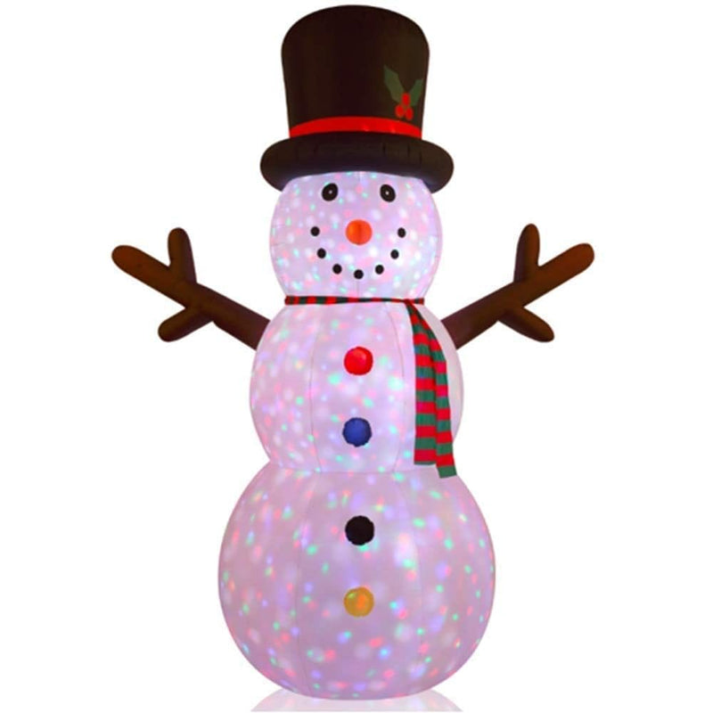 12 Foot Tall LED Lighted Inflatable Snowman - Shelburne Country Store