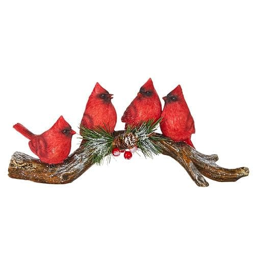 Cardinals On a Branch Figurine - Shelburne Country Store