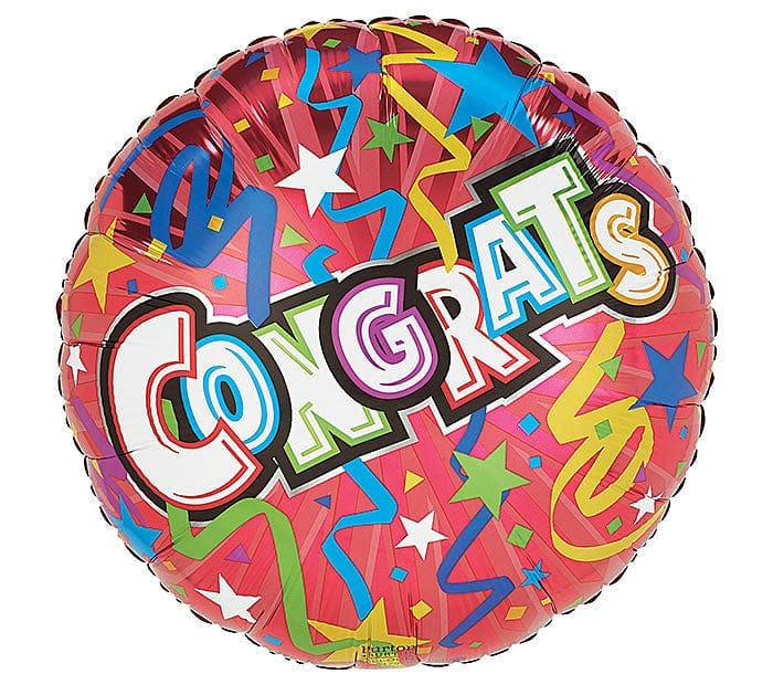 17 inch  - Congrats Celebration Balloon - Shelburne Country Store