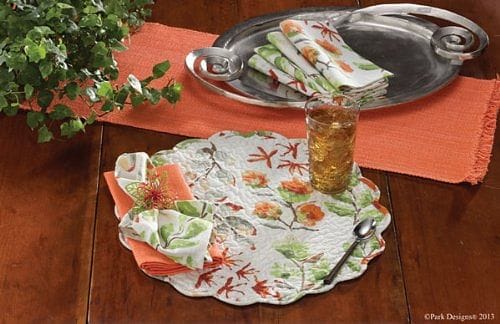 Ambrosia Nectarine Placemat - Shelburne Country Store