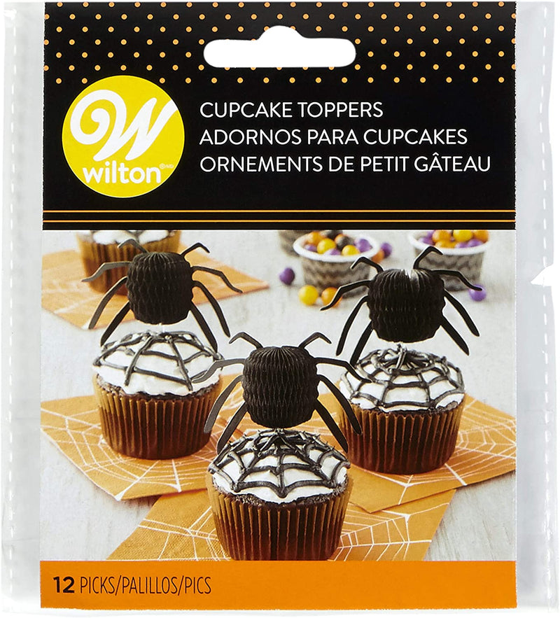 Cupcake Toppers - Honeycomb Spiders - 12 pack - Shelburne Country Store