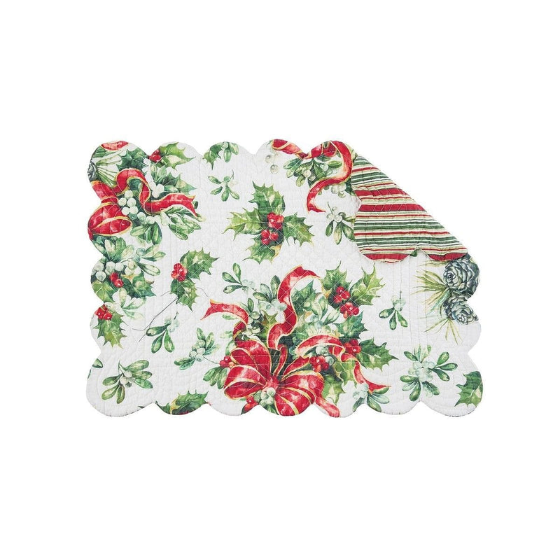 Holiday Ribbon Placemat - Shelburne Country Store