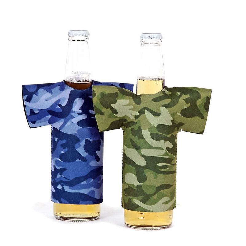 Camo T-Shirt Bottle Coozie - - Shelburne Country Store