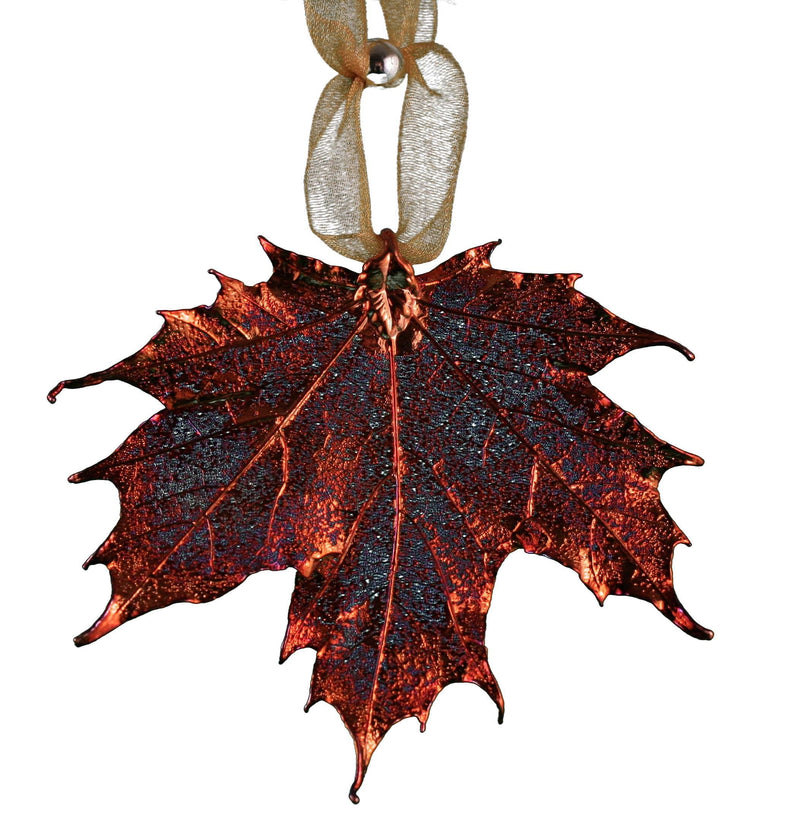 Sugar Maple Leaf Ornament Copper - Shelburne Country Store