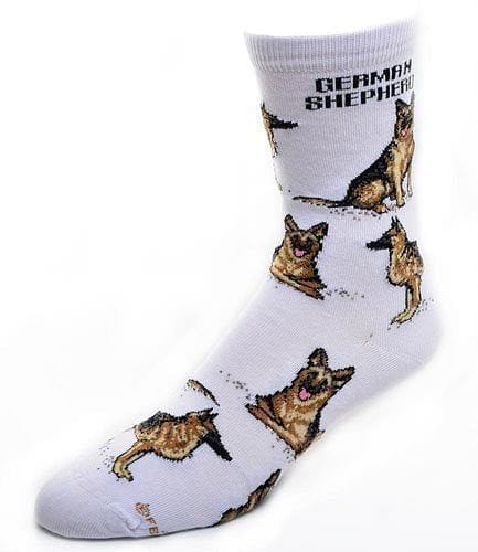 German Shepherd Poses Socks - Medium - Shelburne Country Store