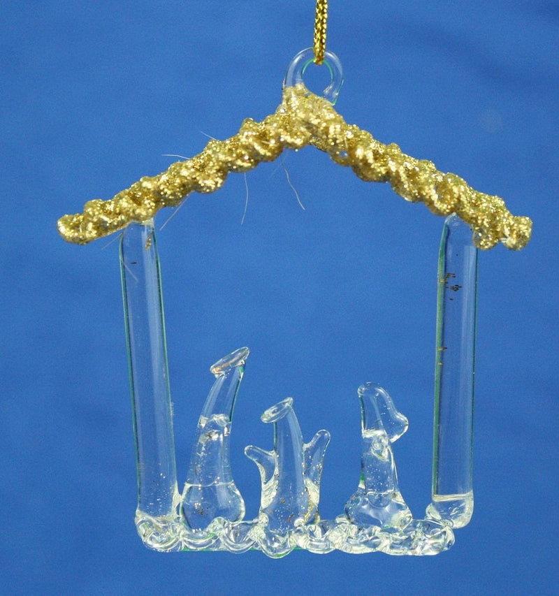 Spunglass Ornament - Gold Candlestick - Shelburne Country Store