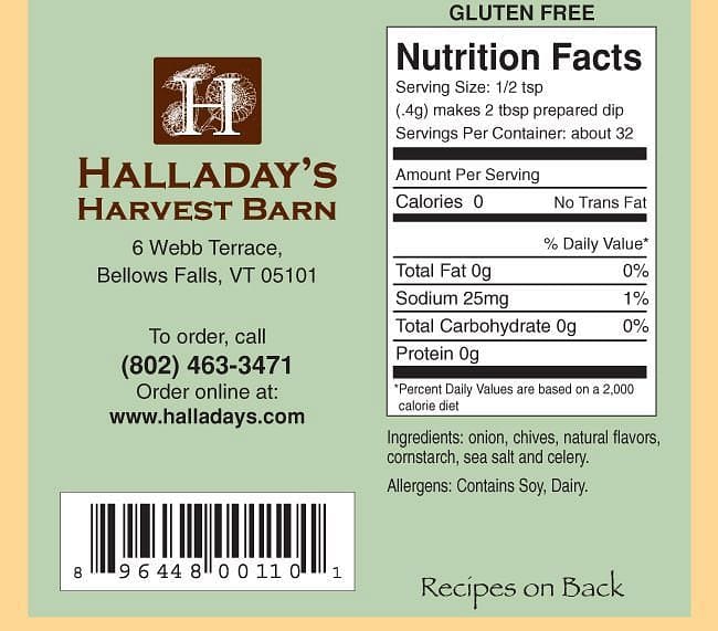 Halladays Lobster Bisque Dip - Shelburne Country Store