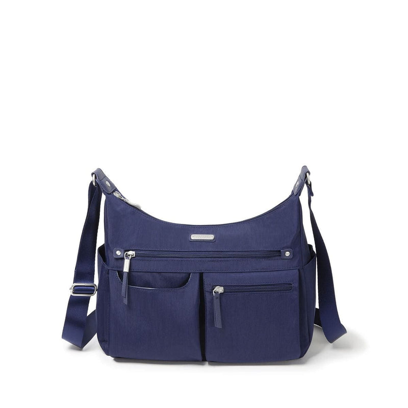 Anywhere Large Hobo Tote with RFID Phone Wristlet Navy - Shelburne Country Store