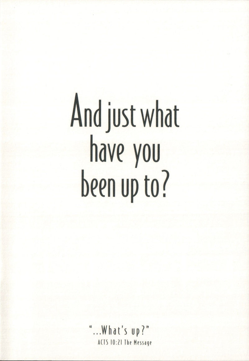 Greeting Card - What Have You Been Up To - Shelburne Country Store