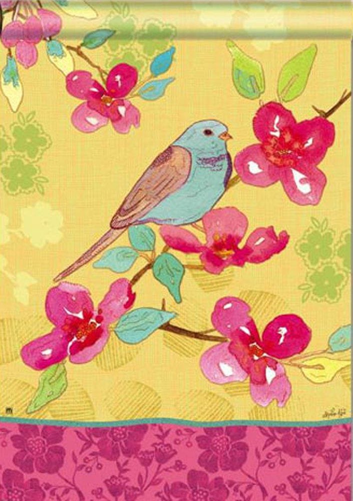 Spring Song Bluebird House Flag Seasonal Yard Banner Breeze Art 28 inch X 40" - Shelburne Country Store