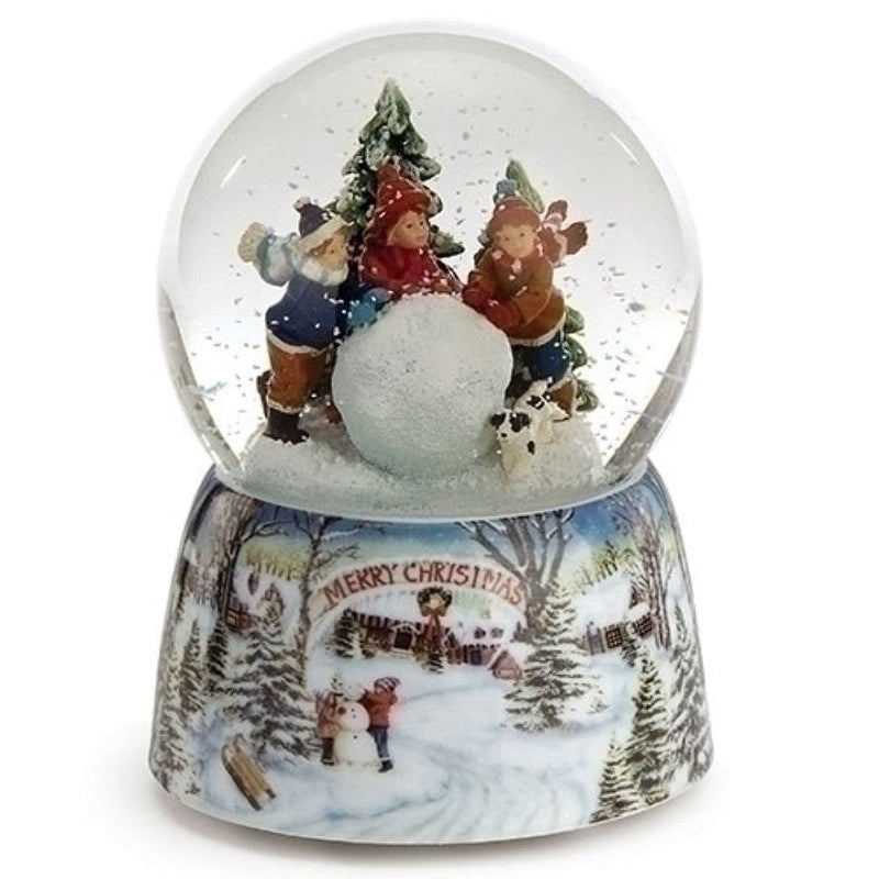 Making a Snowman - Musical Snowglobe - Shelburne Country Store