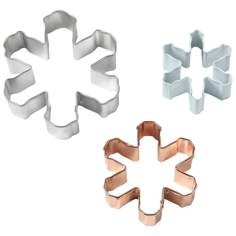 Cookie Cutter Set Of 3 Metal Snowflakes - Shelburne Country Store