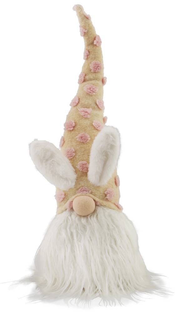 Reagan Bunny Ear Gnome Cream Easter Accents - Shelburne Country Store