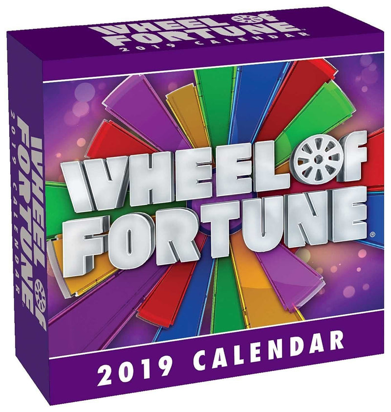 2019 Wheel Of Fortune Page a Day Calendar - Shelburne Country Store