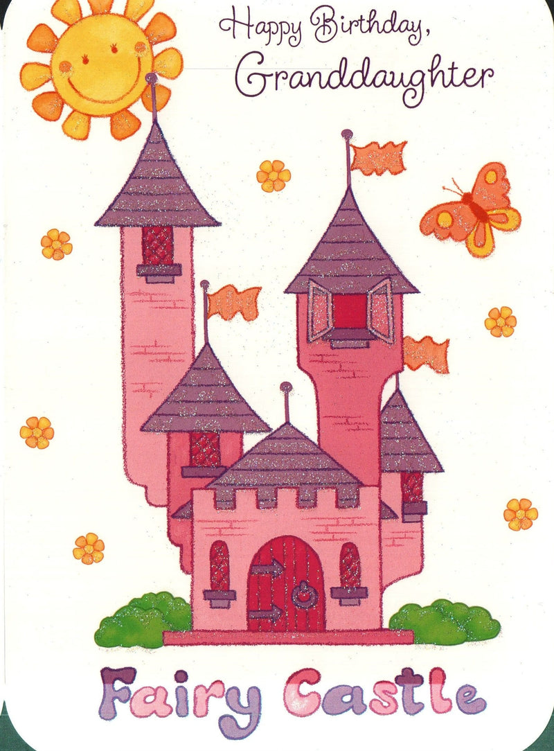 Birthday Card - Granddaughter Fairy Castle - Shelburne Country Store