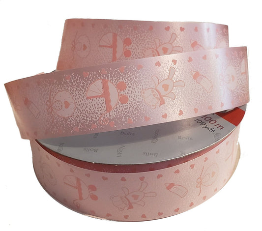 Baby Dearest Pink Ribbon -  Per Yard - Shelburne Country Store