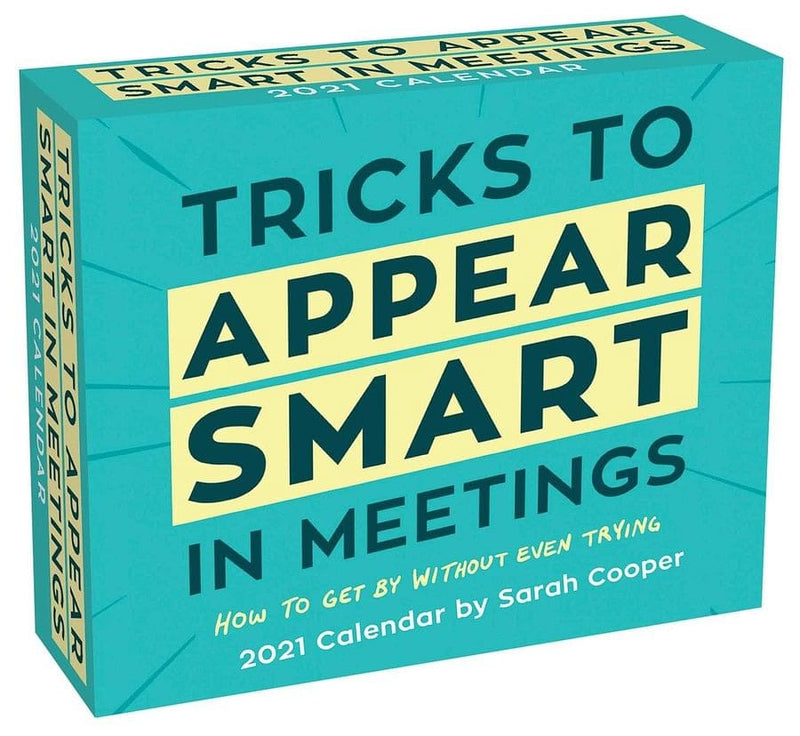 2021 Tricks To Appear Smart In Meetings Day to Day Calendar - Shelburne Country Store