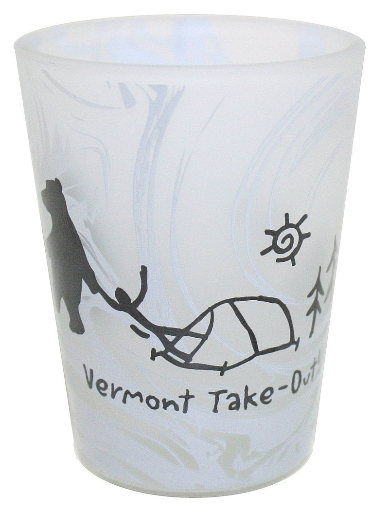 Vermont Take Out - Glass Shot Glass - Shelburne Country Store